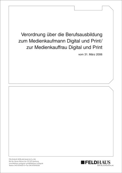 Medienkaufmann/-kauffrau Digital und Print